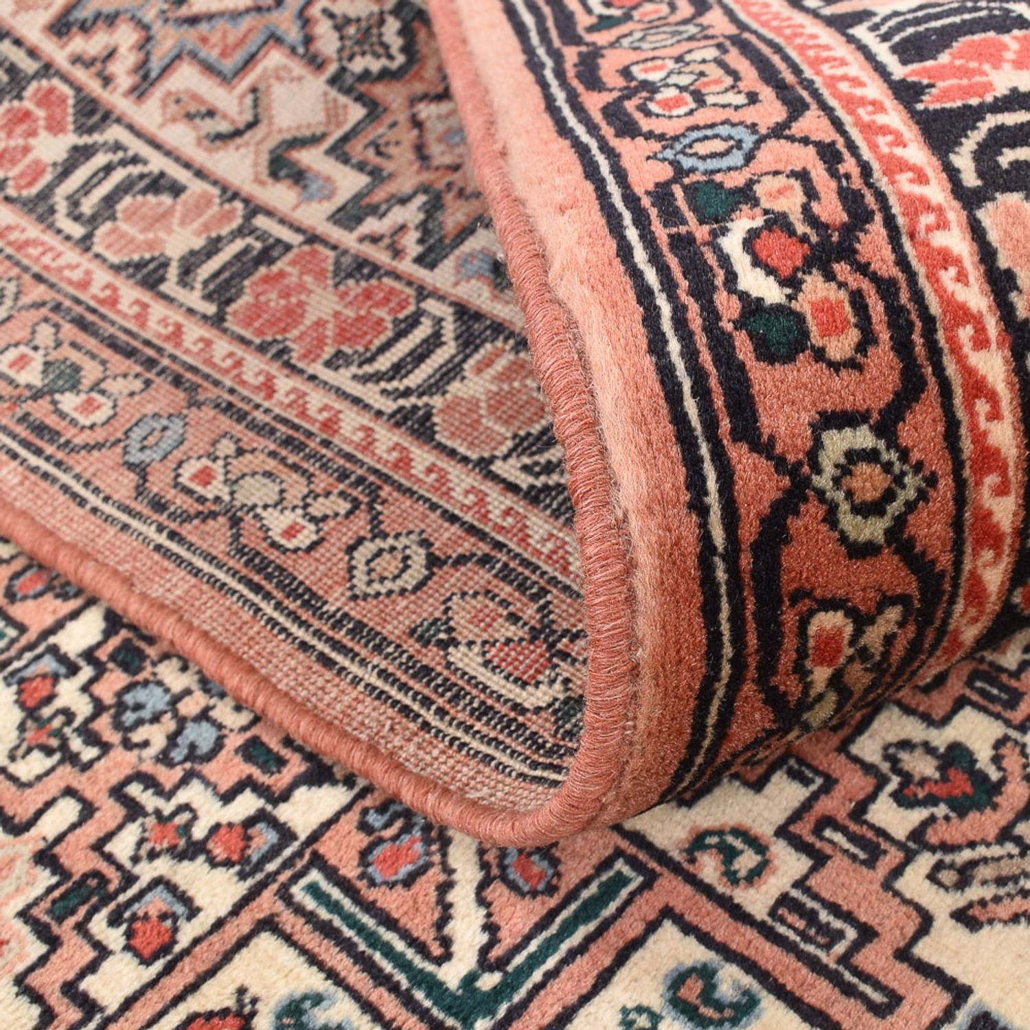 Tappeto Gabbeh - Kashkuli Persero quadrato  - 195 x 195 cm - beige scuro