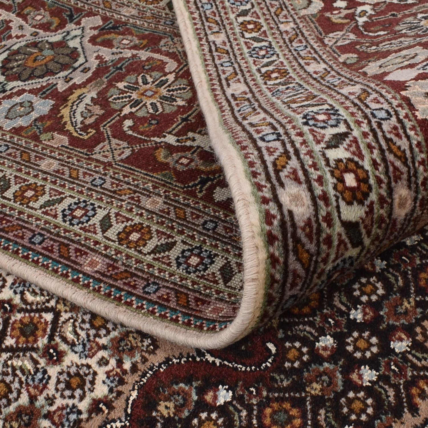 Tappeto Persero - Tabriz - Reale quadrato  - 252 x 247 cm - marrone