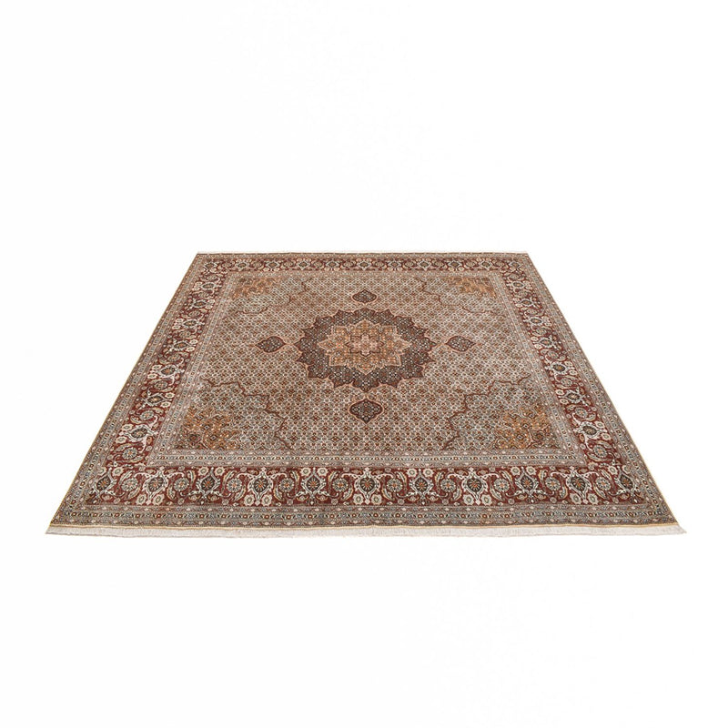 Tappeto Persero - Tabriz - Reale quadrato  - 252 x 247 cm - marrone