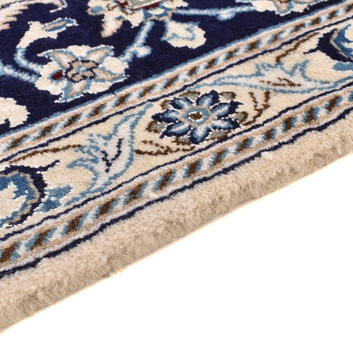 Tappeto corsia Tappeto Persero - Nain - Reale - 197 x 61 cm - blu scuro
