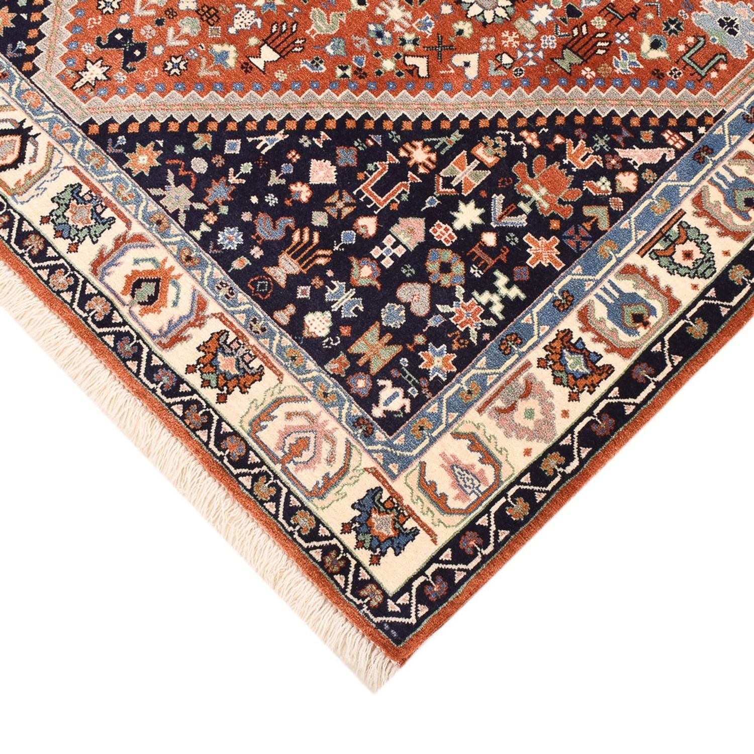 Tappeto Gabbeh - Kashkuli Persero - 162 x 116 cm - ruggine