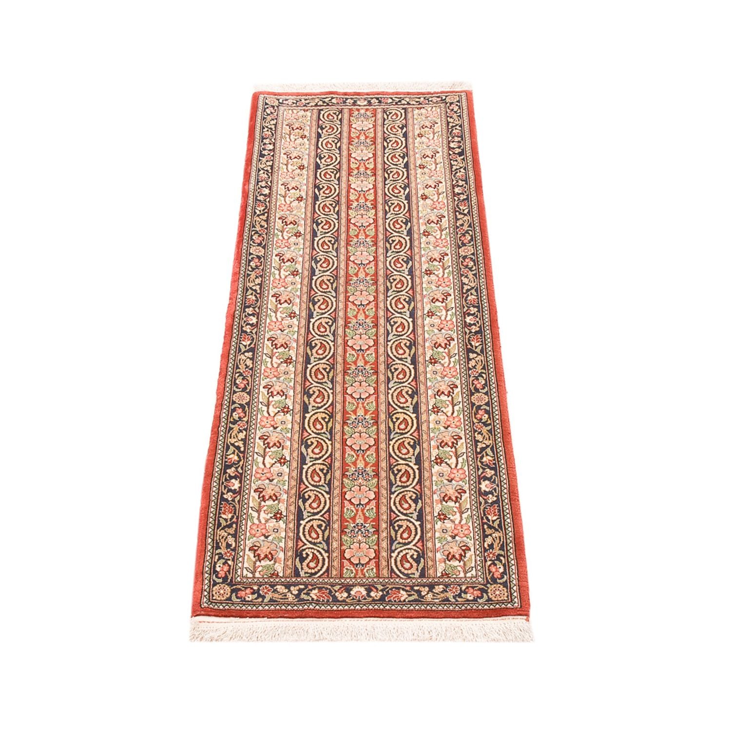 Tappeto corsia Tappeto Persero - Ghom - Reale - 156 x 51 cm - beige chiaro