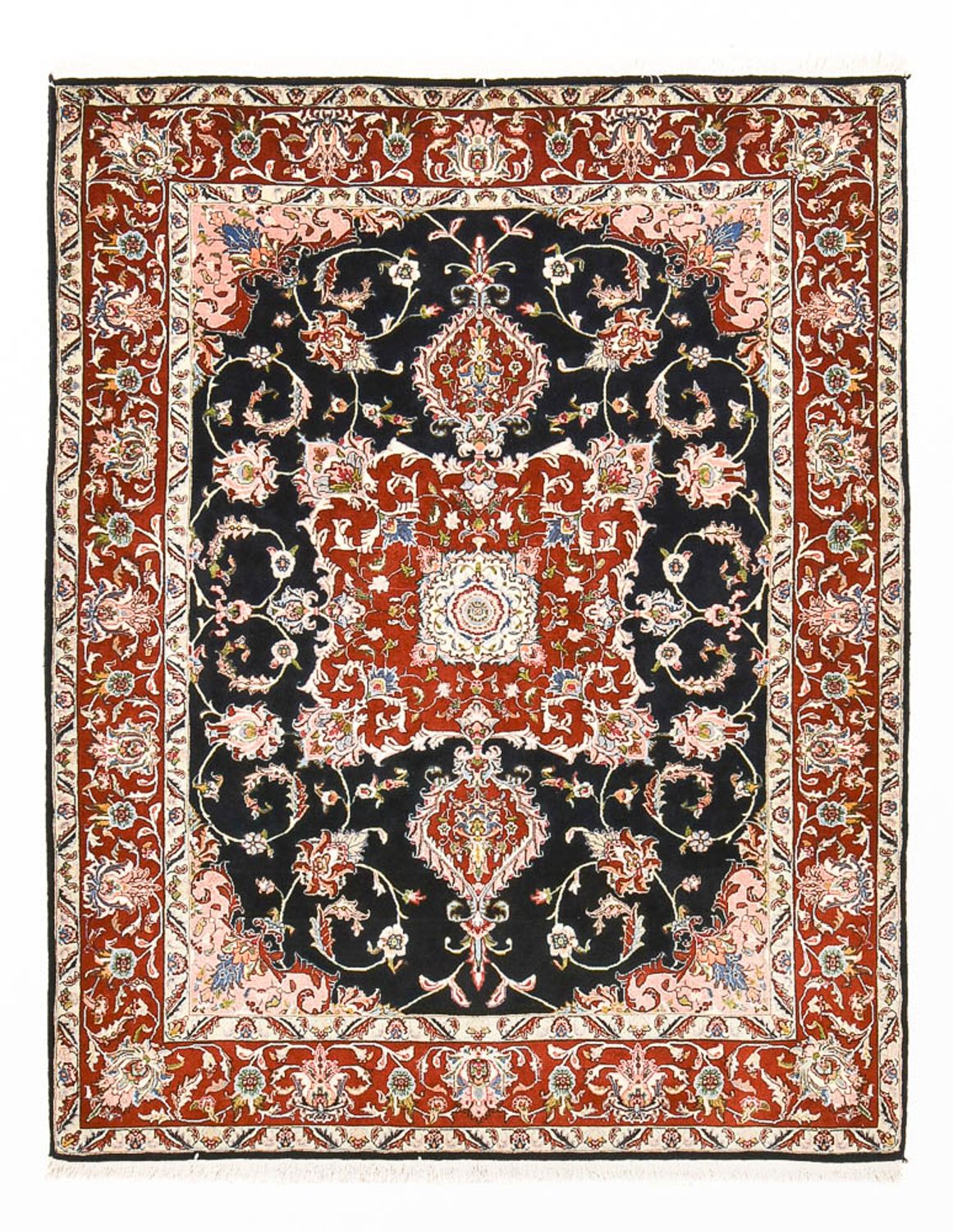 Tappeto Persero - Ghom - 180 x 140 cm - blu scuro