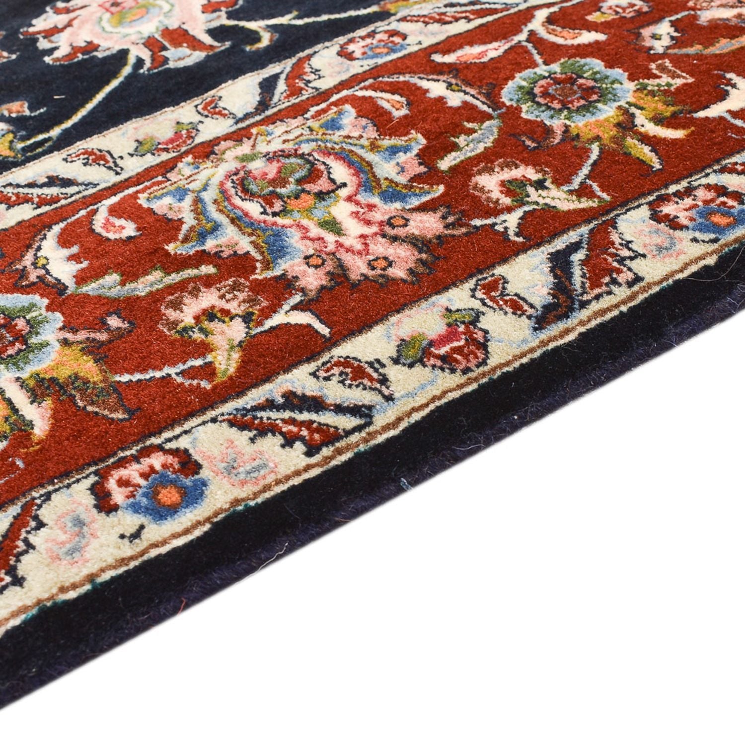 Tappeto Persero - Ghom - 180 x 140 cm - blu scuro