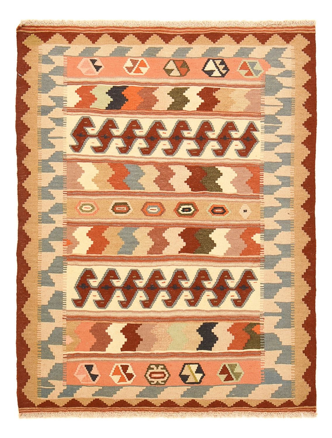 Tappeto Kelim - Orientale - 147 x 110 cm - multicolore