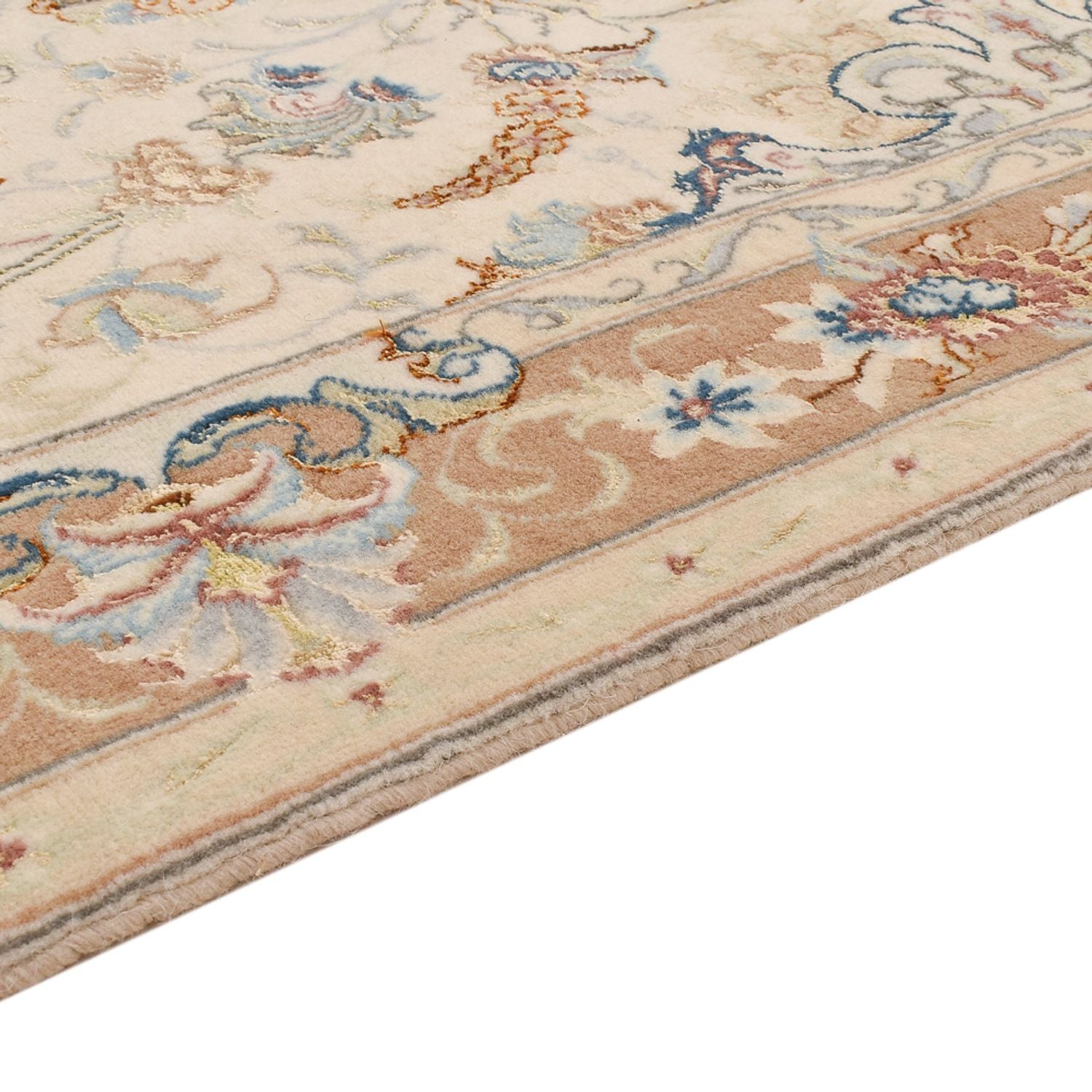Tappeto corsia Tappeto Persero - Tabriz - Reale - 370 x 87 cm - beige