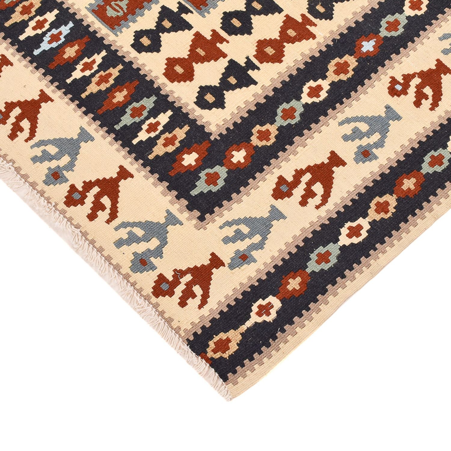 Tappeto Kelim - Orientale - 145 x 111 cm - multicolore
