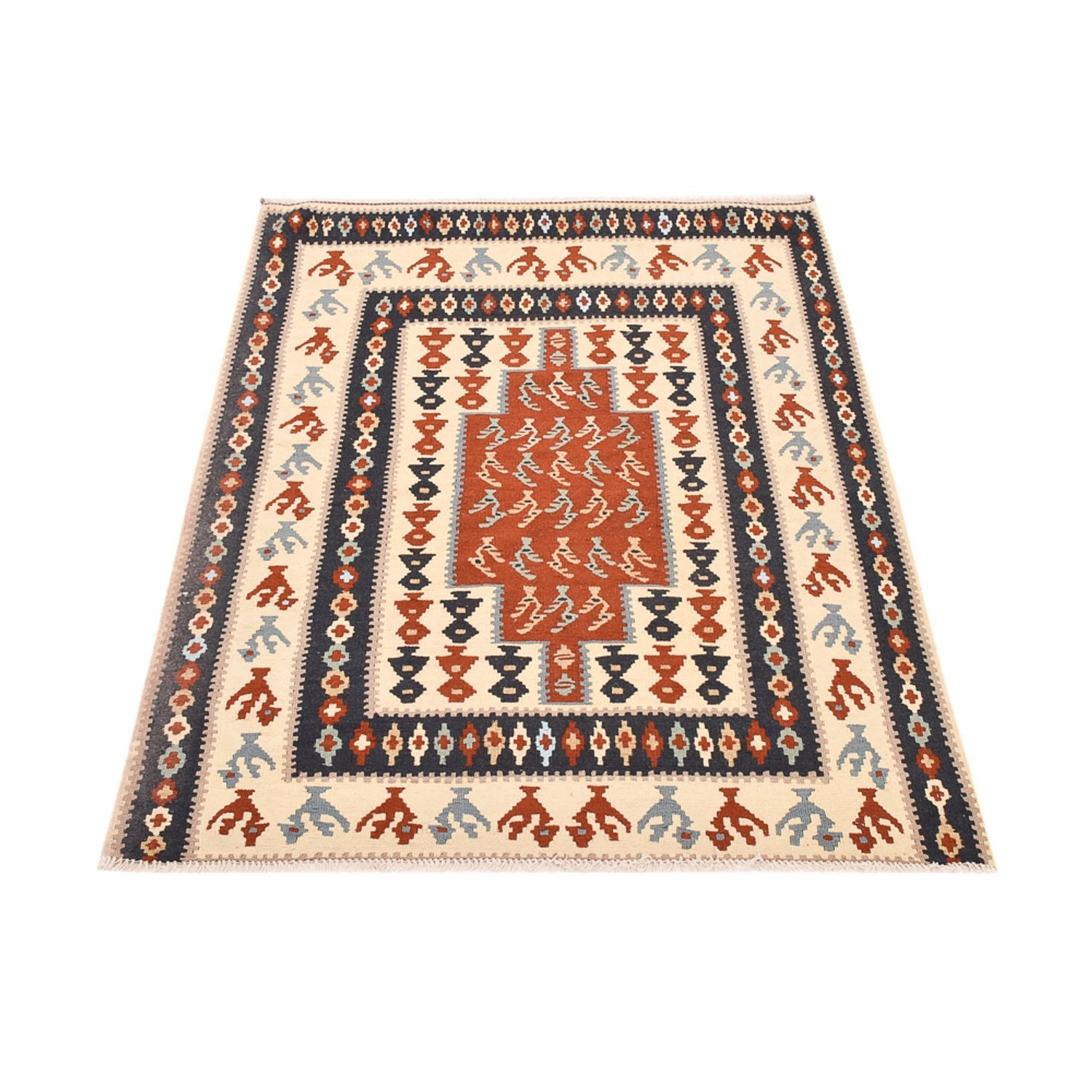 Tappeto Kelim - Orientale - 145 x 111 cm - multicolore