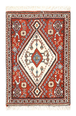Tappeto Gabbeh - Kashkuli Persero - 60 x 35 cm - rosso