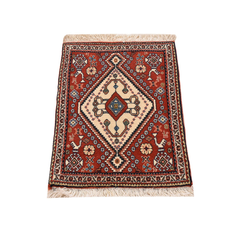 Tappeto Gabbeh - Kashkuli Persero - 60 x 35 cm - rosso