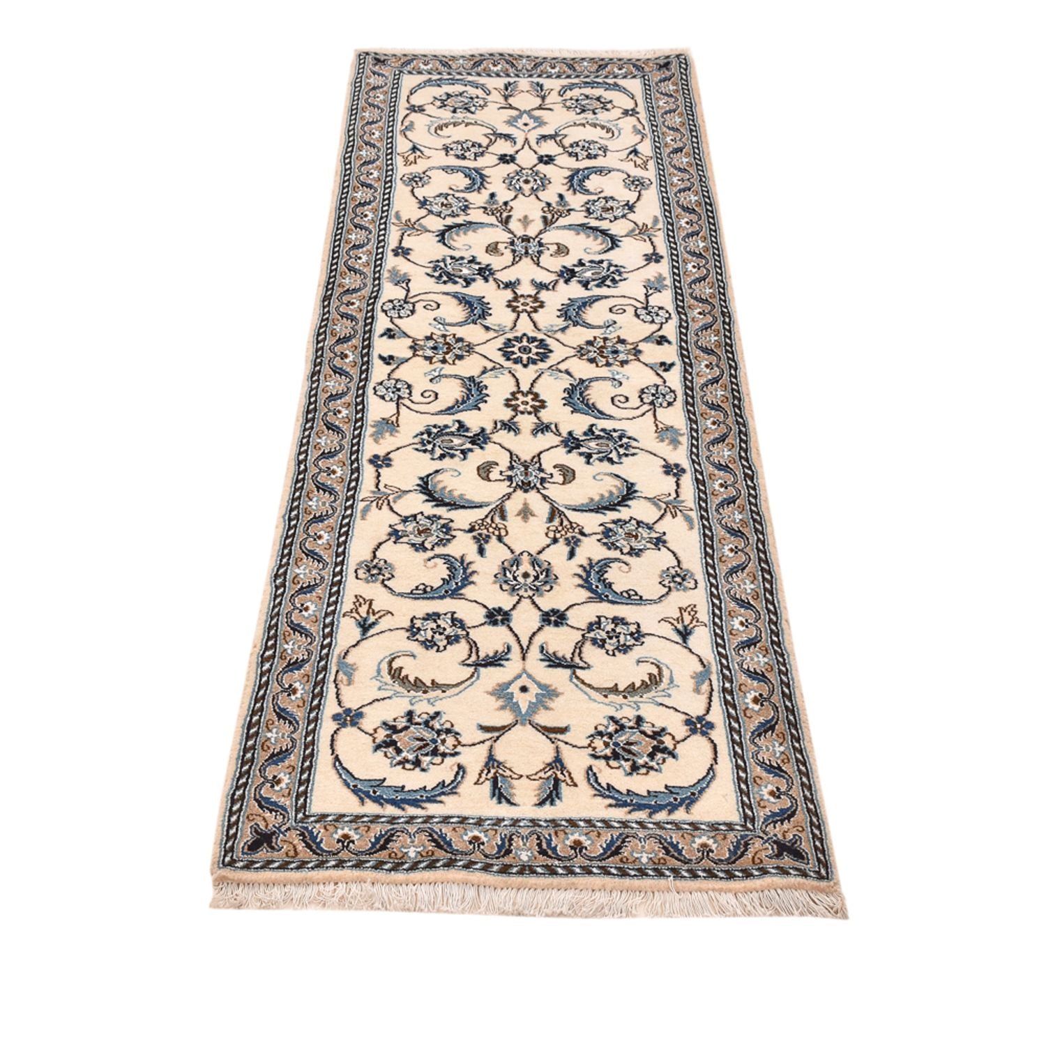 Tappeto corsia Tappeto Persero - Nain - Reale - 200 x 60 cm - crema