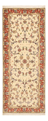Tappeto corsia Tappeto Persero - Tabriz - Premio - 205 x 81 cm - beige
