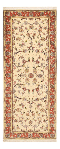 Tappeto corsia Tappeto Persero - Tabriz - Premio - 205 x 81 cm - beige