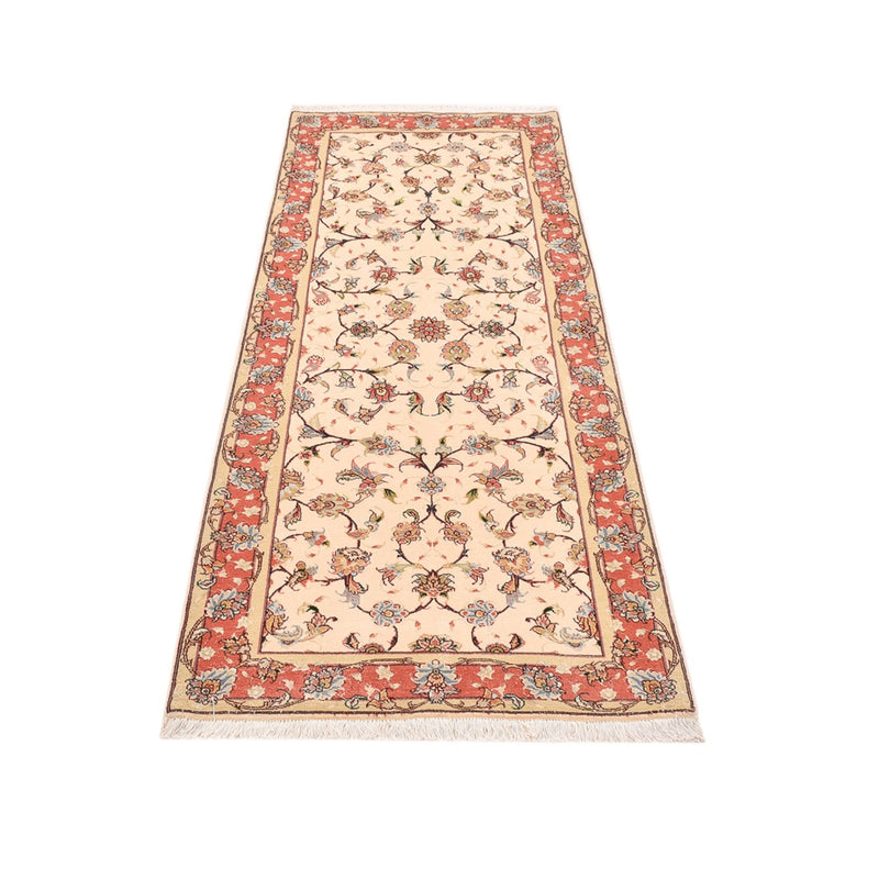 Tappeto corsia Tappeto Persero - Tabriz - Premio - 205 x 81 cm - beige