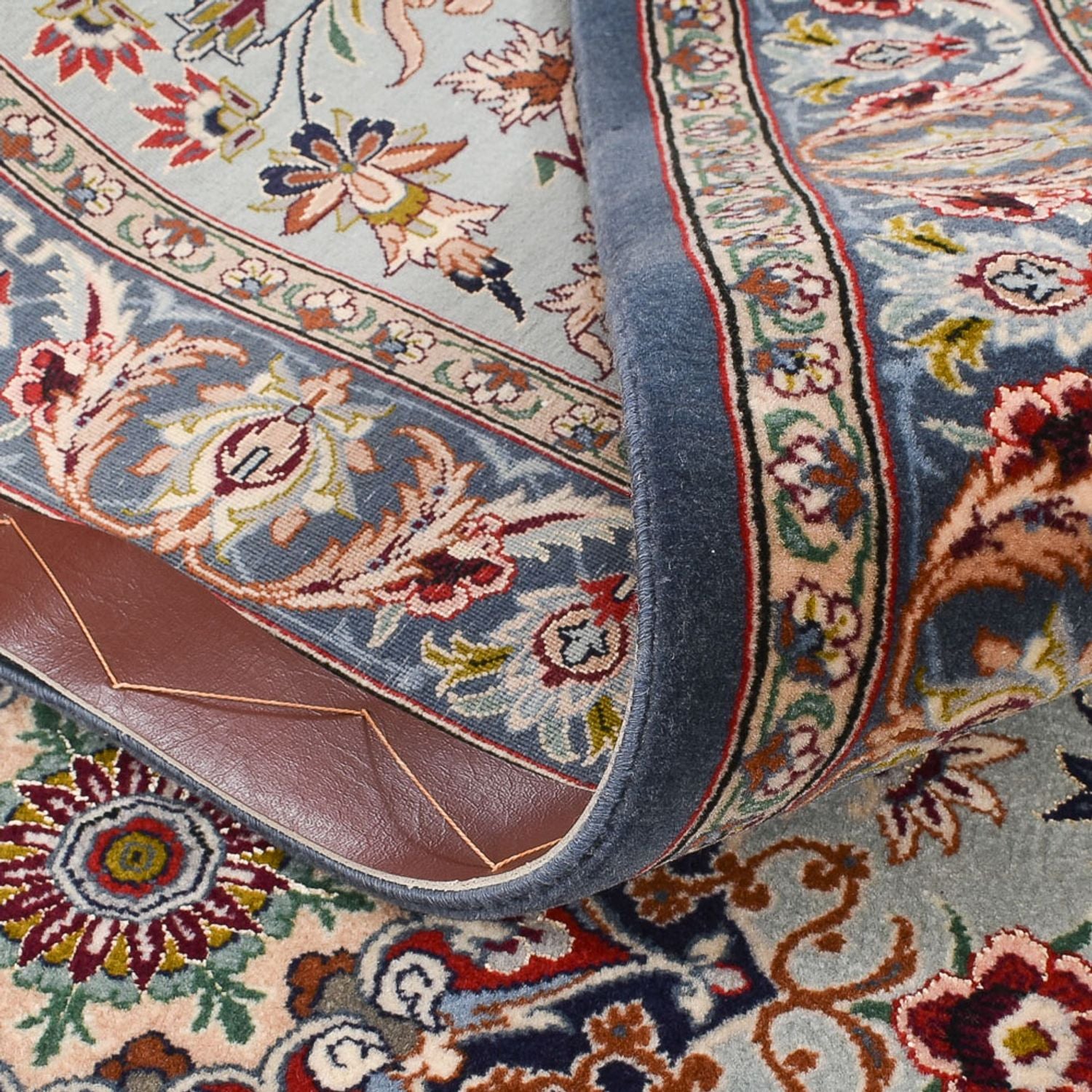 Tappeto corsia Tappeto Persero - Isfahan - Premio - 313 x 83 cm - ruggine
