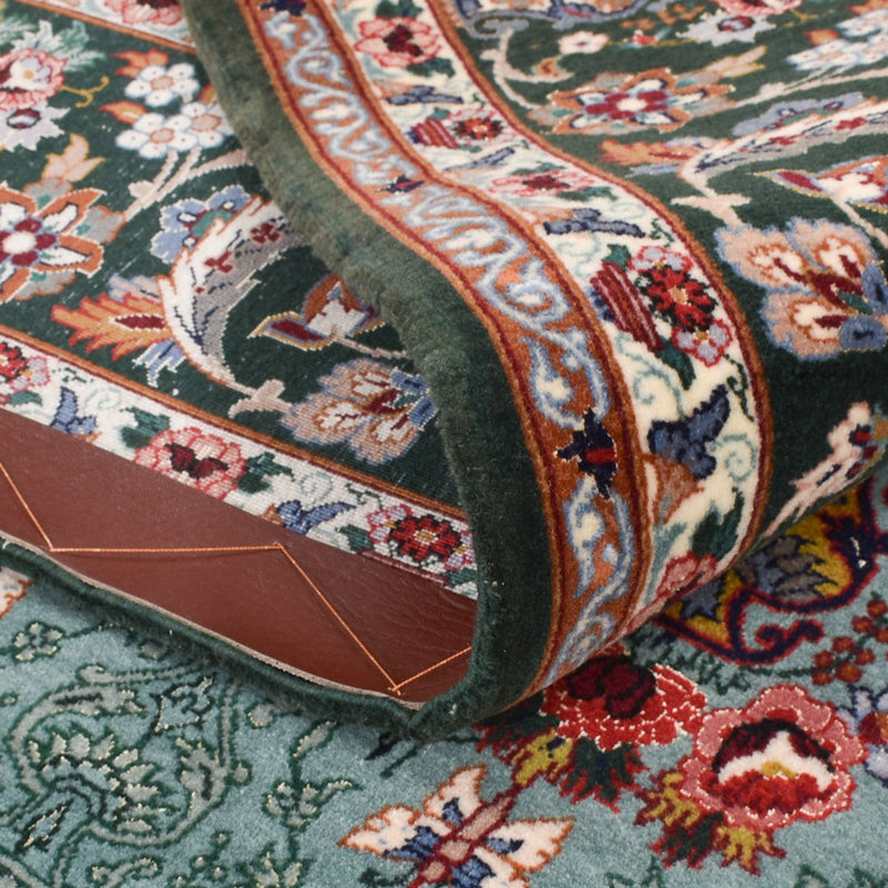 Tappeto Persero - Isfahan - Premio - 193 x 130 cm - turchese