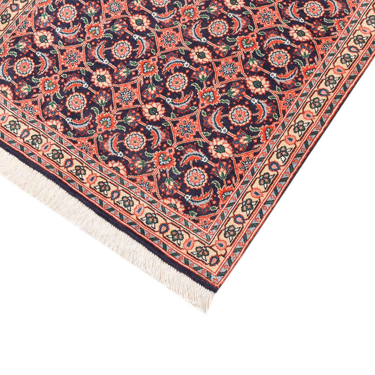 Tappeto corsia Tappeto Persero - Tabriz - Reale - 192 x 64 cm - ruggine