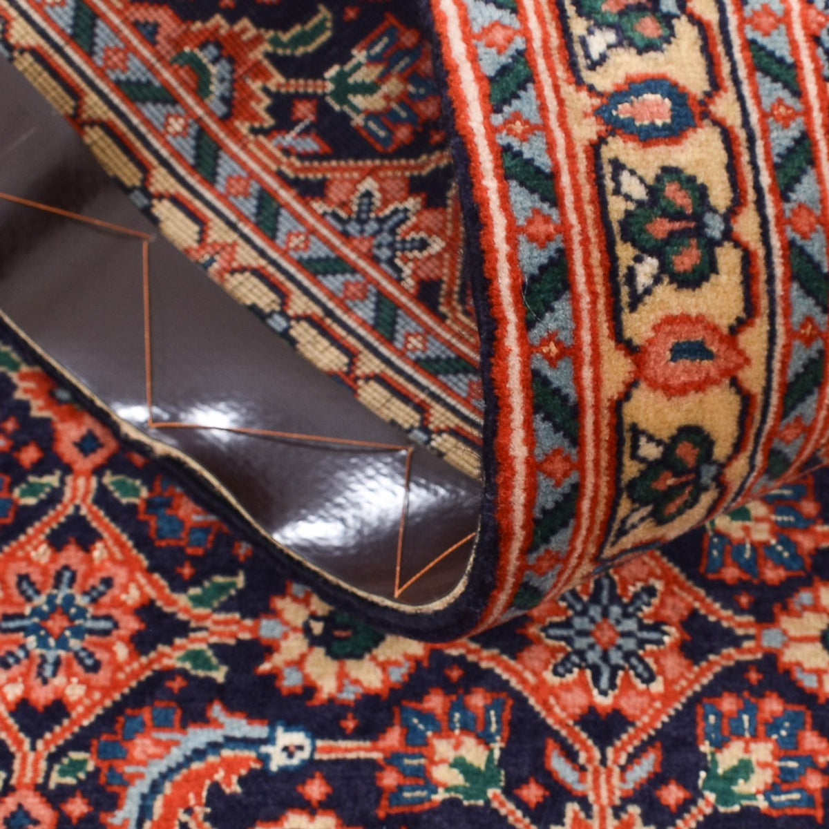 Tappeto corsia Tappeto Persero - Tabriz - Reale - 192 x 64 cm - ruggine