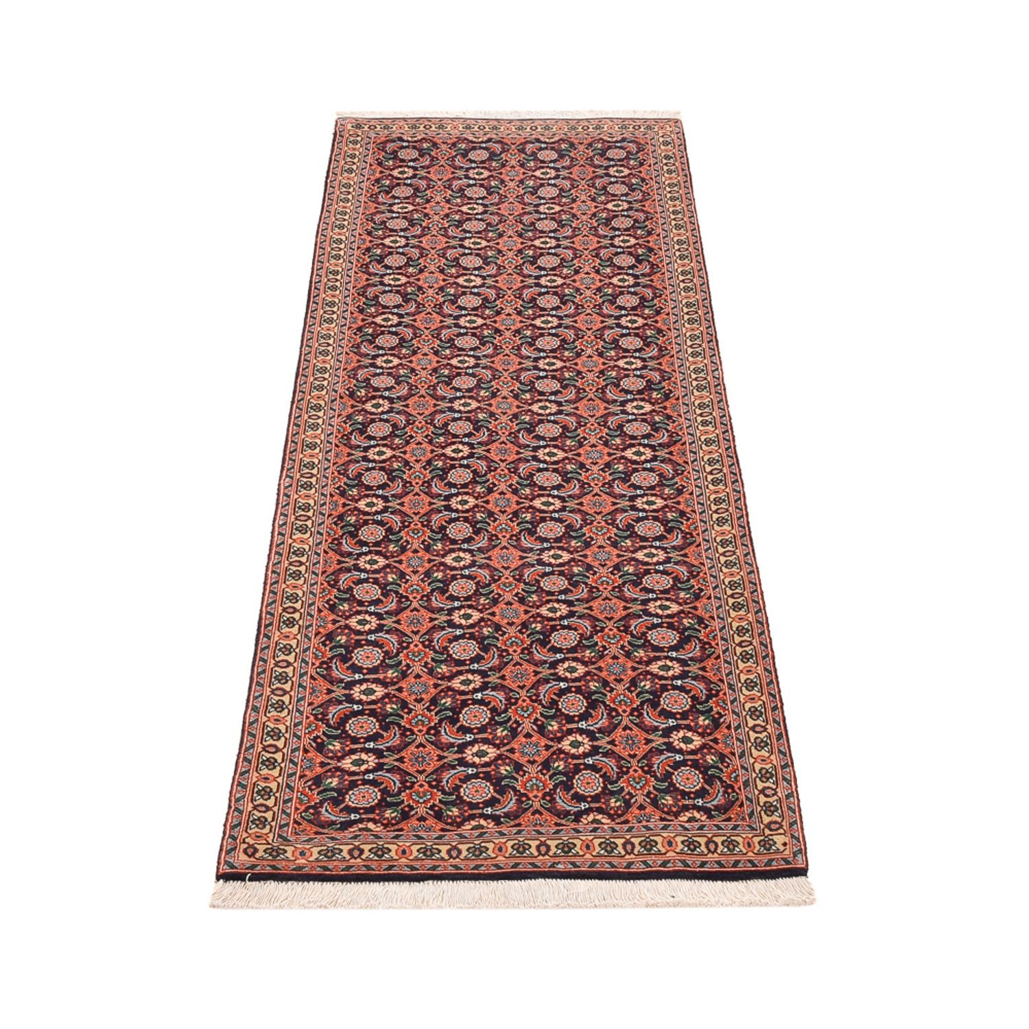 Tappeto corsia Tappeto Persero - Tabriz - Reale - 190 x 64 cm - ruggine
