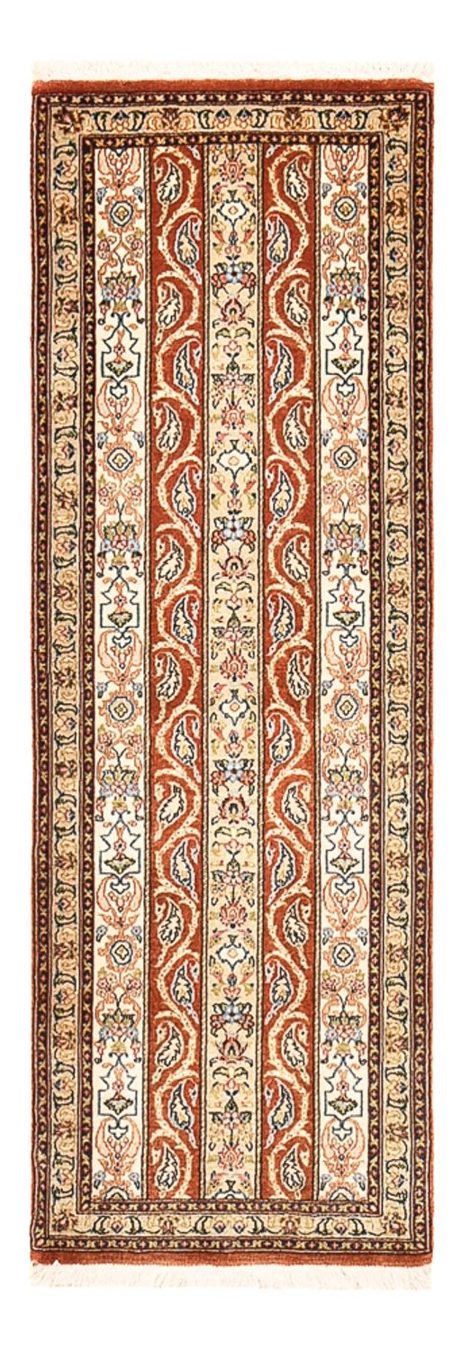 Tappeto corsia Tappeto Persero - Ghom - Reale - 150 x 51 cm - beige scuro