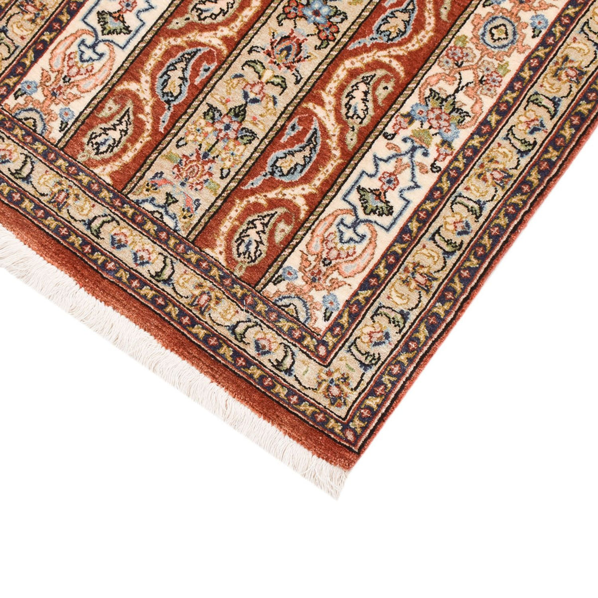 Tappeto corsia Tappeto Persero - Ghom - Reale - 150 x 51 cm - beige scuro