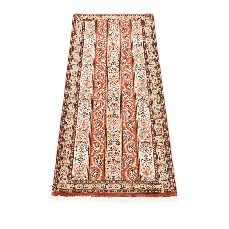Tappeto corsia Tappeto Persero - Ghom - Reale - 150 x 51 cm - beige scuro