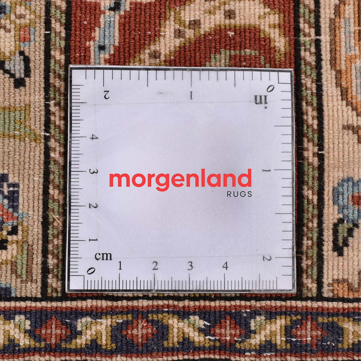 Tappeto corsia Tappeto Persero - Ghom - Reale - 150 x 51 cm - beige scuro