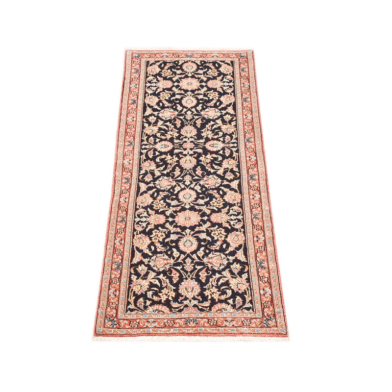 Tappeto corsia Tappeto Persero - Ghom - Reale - 150 x 52 cm - blu scuro