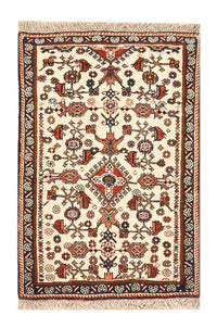 Tappeto Gabbeh - Kashkuli Persero - 60 x 40 cm - beige