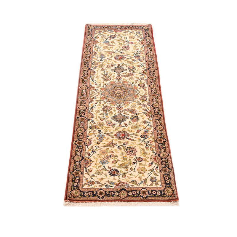 Tappeto corsia Tappeto Persero - Ghom - Reale - 195 x 58 cm - beige chiaro