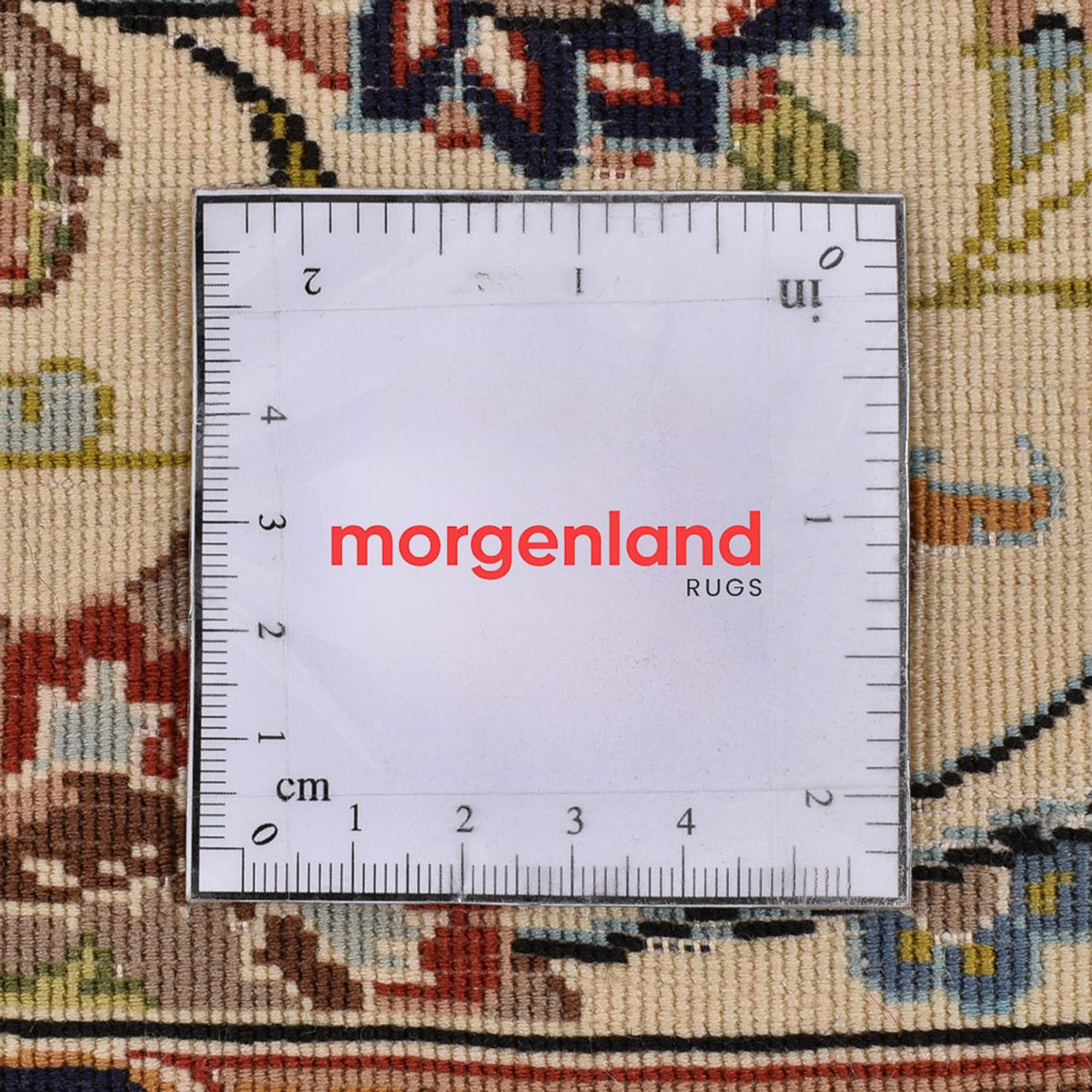 Tappeto corsia Tappeto Persero - Ghom - Reale - 195 x 58 cm - beige chiaro