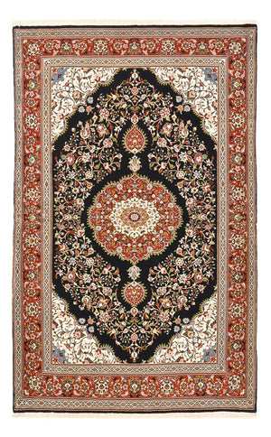 Tappeto Persero - Ghom - Reale - 218 x 138 cm - blu scuro