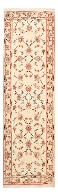 Tappeto corsia Tappeto Persero - Tabriz - Reale - 262 x 77 cm - beige