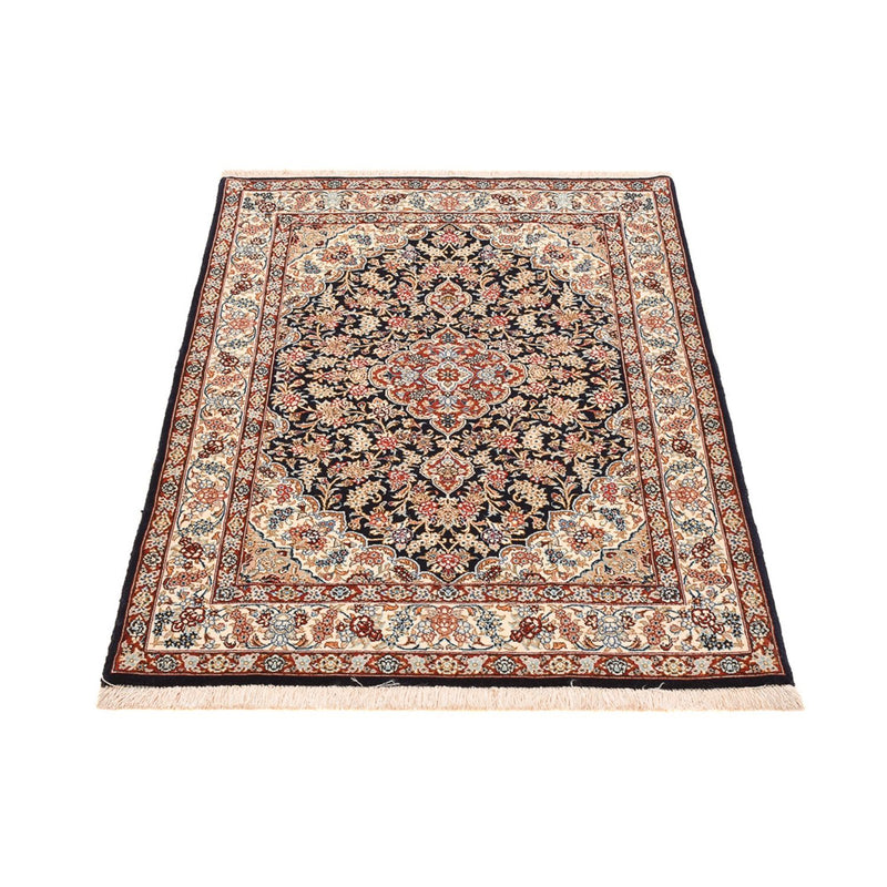 Tappeto Persero - Isfahan - Premio - 148 x 101 cm - blu scuro