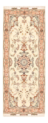 Tappeto corsia Tappeto Persero - Tabriz - Reale - 210 x 81 cm - beige