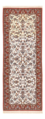 Tappeto corsia Tappeto Persero - Isfahan - Premio - 190 x 70 cm - beige scuro