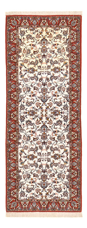 Tappeto corsia Tappeto Persero - Isfahan - Premio - 190 x 70 cm - beige scuro