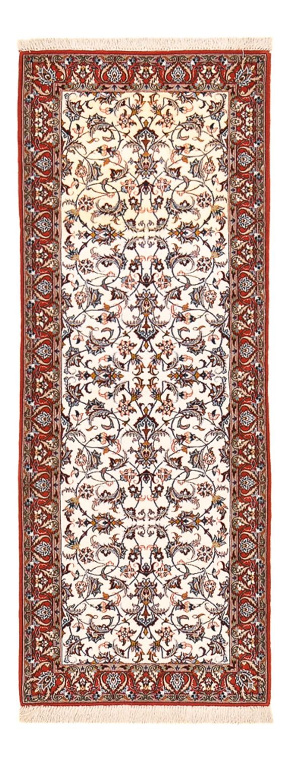 Tappeto corsia Tappeto Persero - Isfahan - Premio - 190 x 70 cm - beige scuro