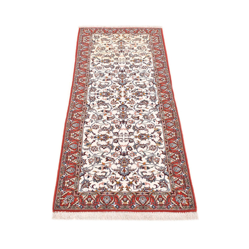 Tappeto corsia Tappeto Persero - Isfahan - Premio - 190 x 70 cm - beige scuro