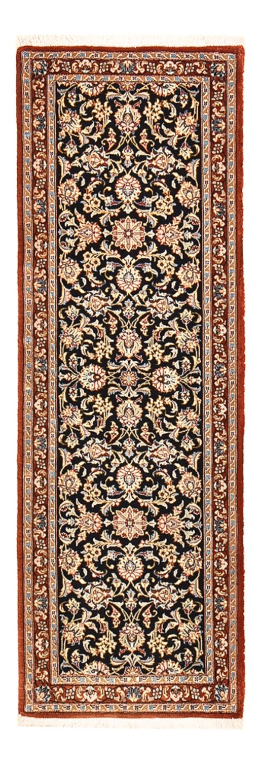 Tappeto corsia Tappeto Persero - Ghom - Reale - 155 x 55 cm - blu scuro