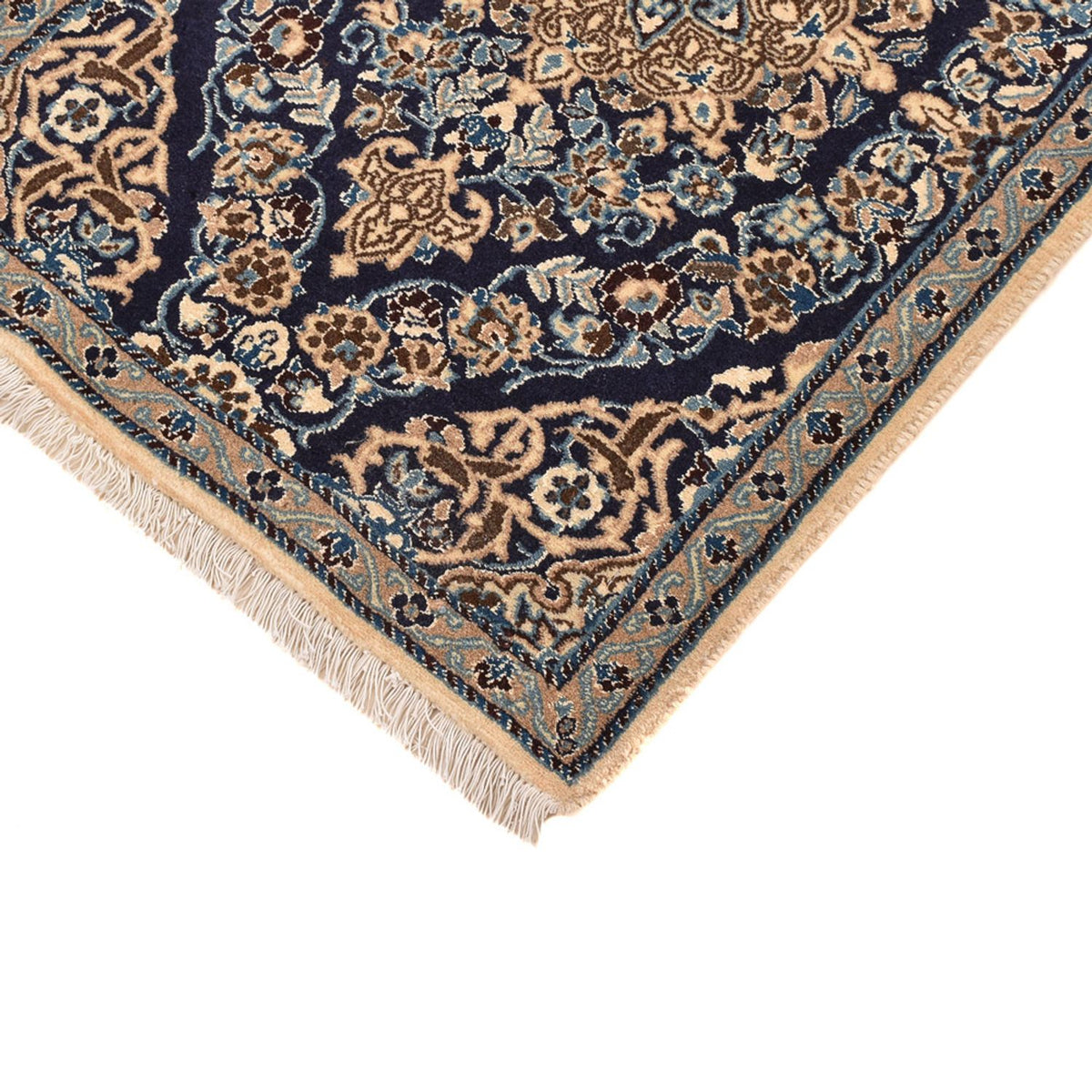 Tappeto corsia Tappeto Persero - Nain - Reale - 188 x 65 cm - blu scuro