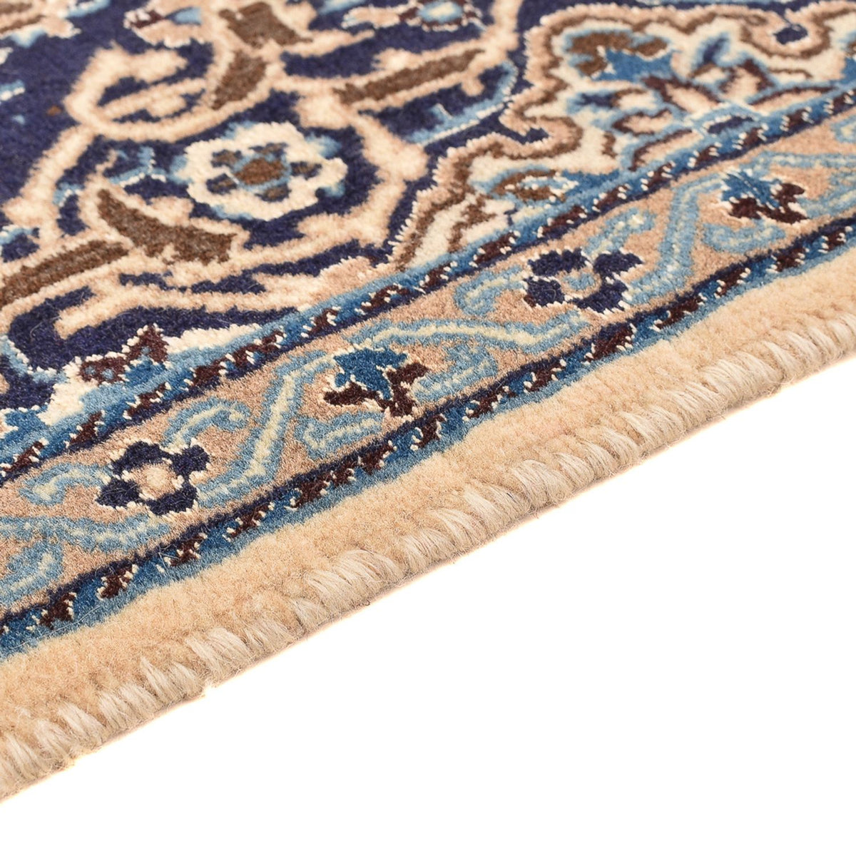 Tappeto corsia Tappeto Persero - Nain - Reale - 188 x 65 cm - blu scuro