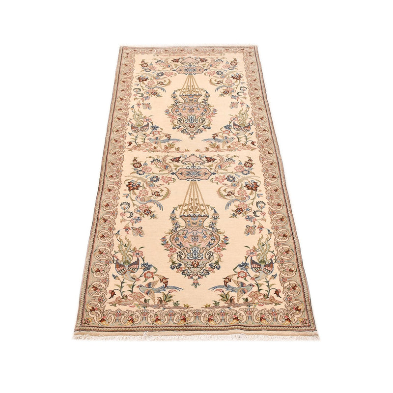 Tappeto corsia Tappeto Persero - Ghom - 193 x 77 cm - beige