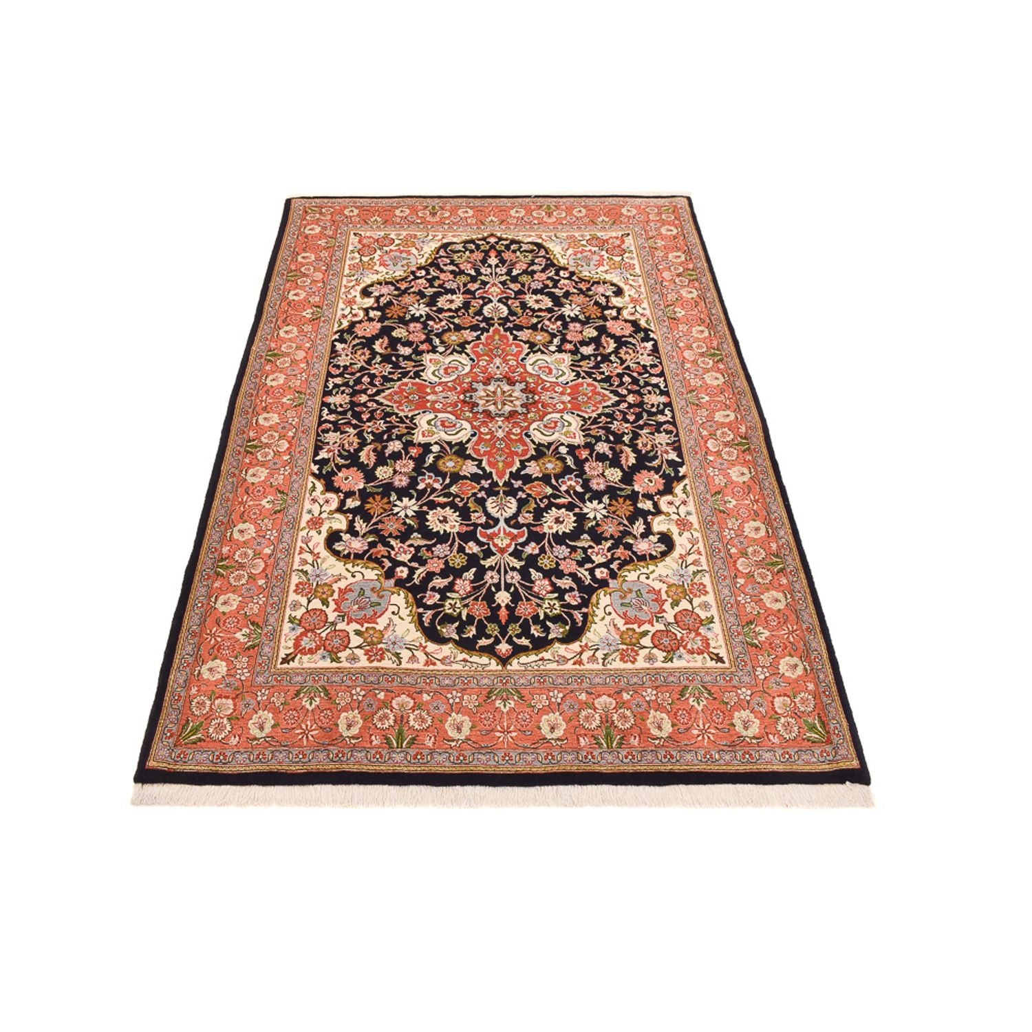 Tappeto Persero - Ghom - Reale - 227 x 140 cm - blu scuro