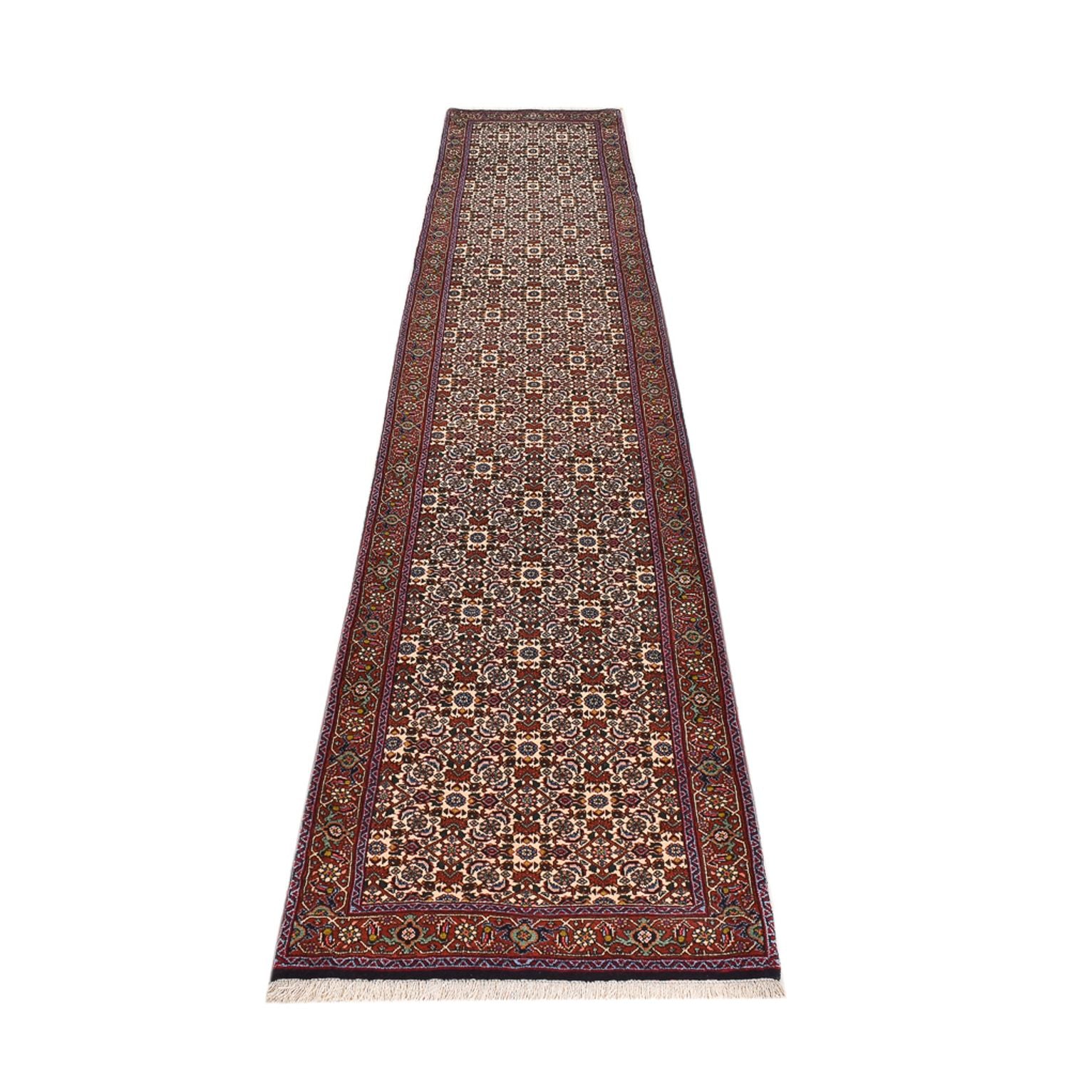 Tappeto corsia Tappeto Persero - Bidjar - 392 x 76 cm - ruggine