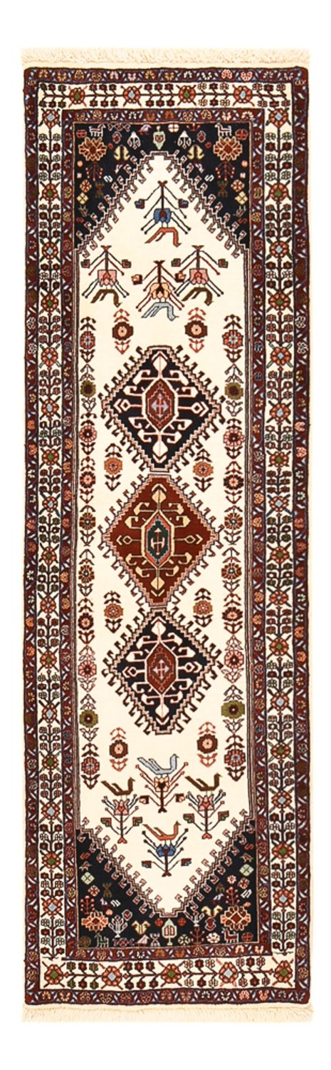 Tappeto corsia Tappeto Gabbeh - Kashkuli Persero - 200 x 63 cm - multicolore