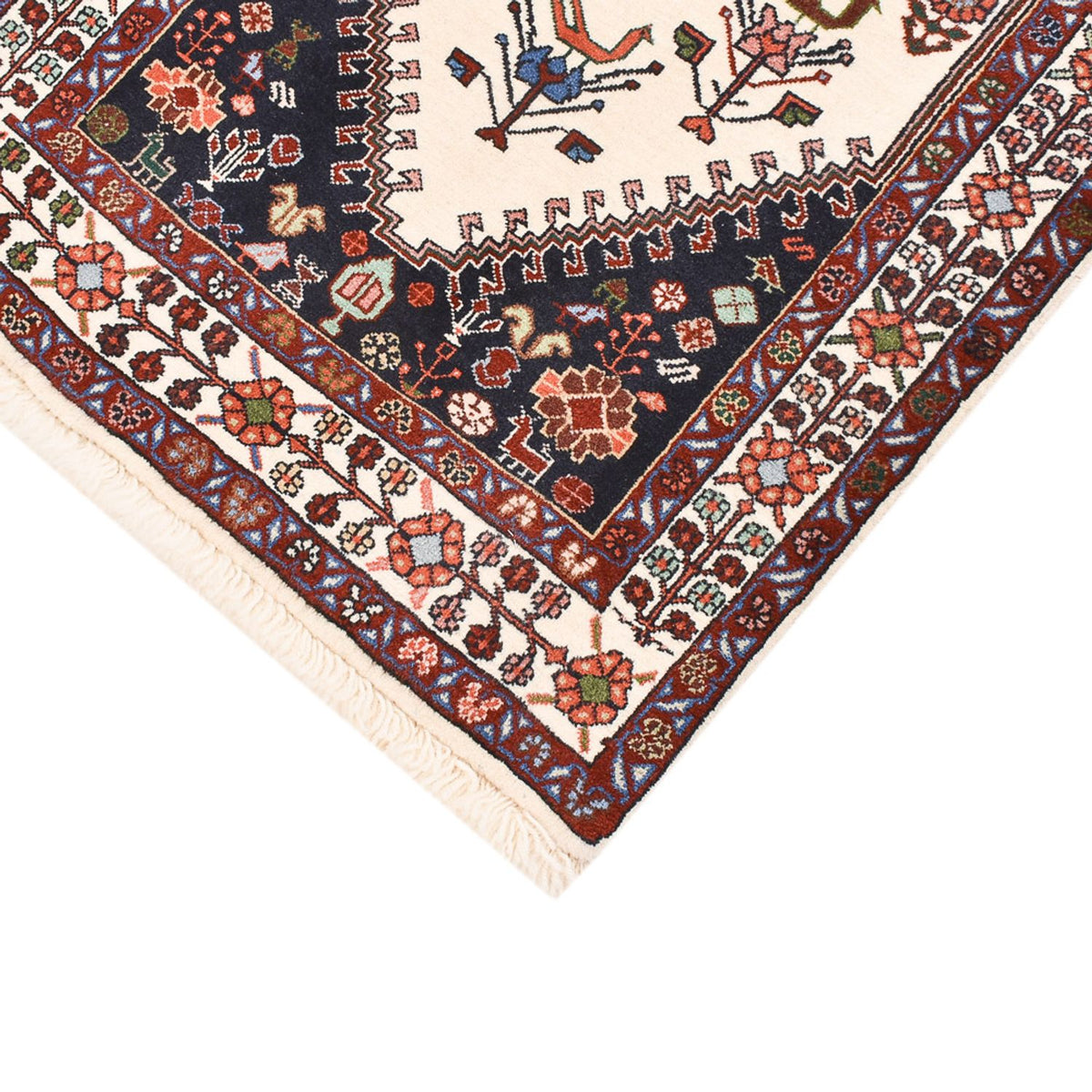Tappeto corsia Tappeto Gabbeh - Kashkuli Persero - 200 x 63 cm - multicolore