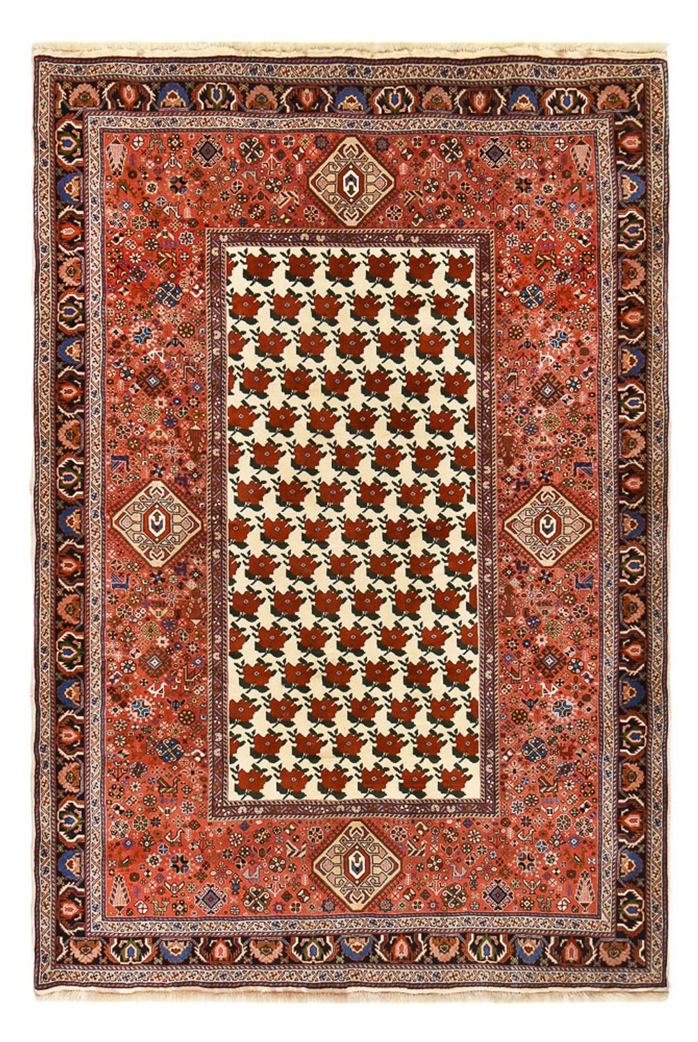 Tappeto Gabbeh - Kashkuli Persero - 260 x 172 cm - rosso