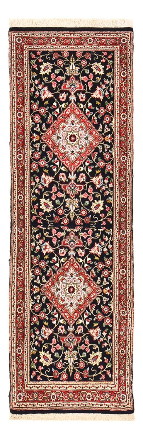Tappeto corsia Tappeto Persero - Ghom - Reale - 182 x 55 cm - blu scuro