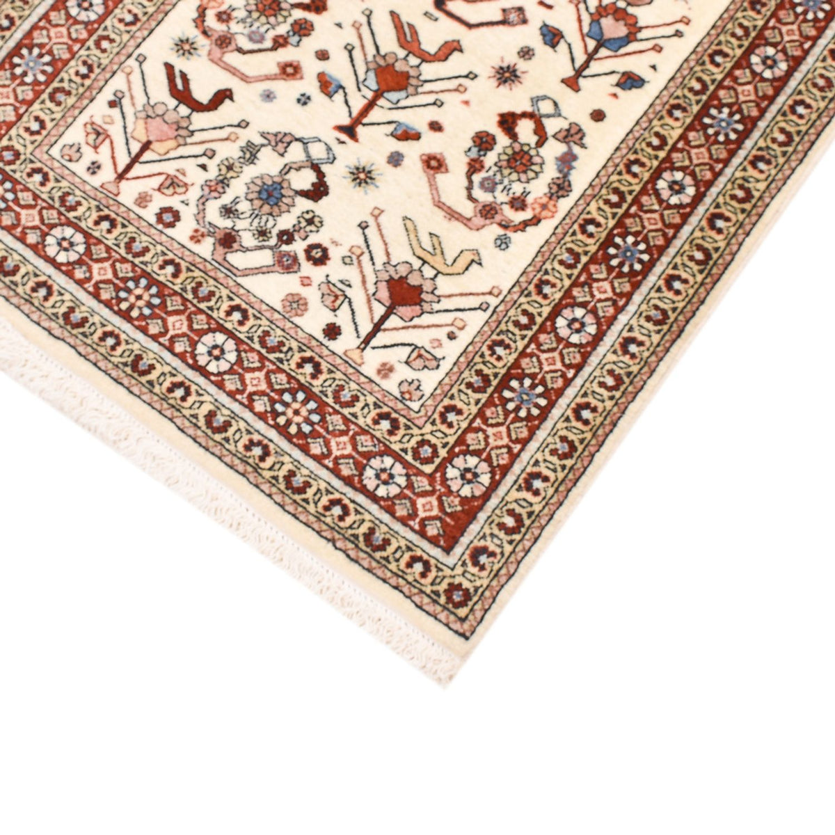 Tappeto corsia Tappeto Gabbeh - Kashkuli Persero - 213 x 65 cm - beige